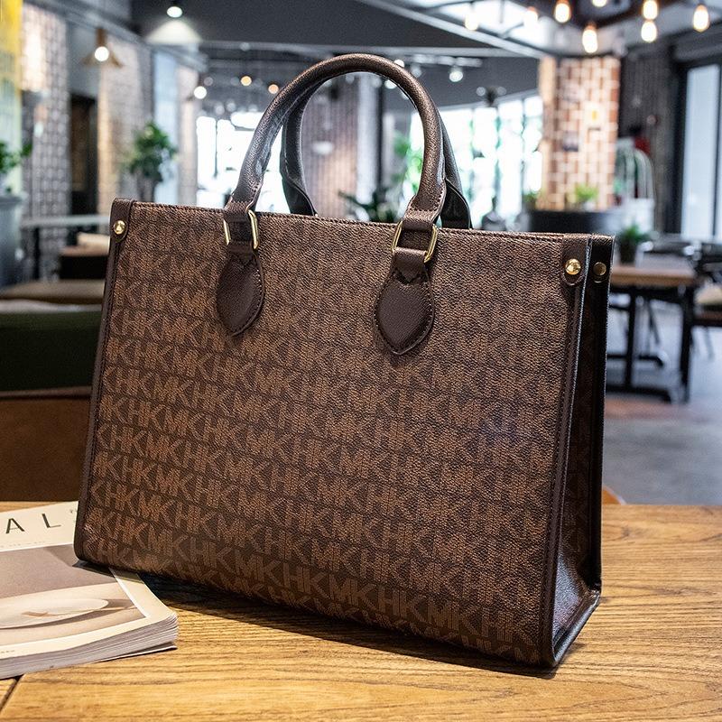 Women's bag new fashionable and atmospheric large-capacity shoulder tote bag hand bag commuter women's bag tote bag