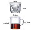 Reusable Glass Double Coffee Cup Set – Heat Resistant Handmade Transparent Coffee Filter Pot & Funnel for Household UseV60