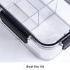 Portable Lunch Box for Kids School Microwave Transparent Bento Box with Compartments Salad Fruit Food Sealed Jar Container Box