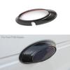 Car Rear Logo Emblem Badge Ring Cover Trim For Ford F150 2009-2014 Carbon Fiber