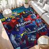 Custom Name Personalized Transformers Print Carpet, Versatile Home Decor Rug, for Playroom, Apartment, Balcony, Entryway, Hallway Gift