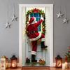 Christmas Door Curtains, Flags, Christmas Decorations, Door And Banner Decorations, Hanging Cloths, Photo Background Cloths