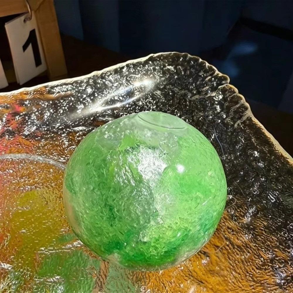 Slushie Fruit Slush Squishy Toy Fruit Smoothie Ice Cracked Crystal Ball Crispy Skin Ball  Portable