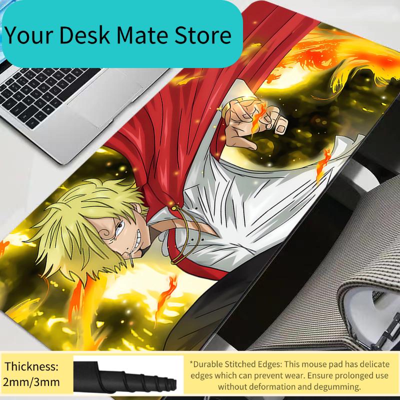 One Piece Mouse Pad Kawaii Gaming Accessories PC Computer Keyboard Gamer Desk Mat Alfombrilla Xxl Durable Anime Mousepad