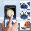Samsung Z Flip7/6/5 360° Rotating Magnetic Wireless Charging Drop-Proof Clear Case