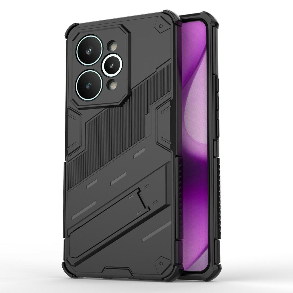 For Realme 15 Pro 5G Case PC + TPU Shockproof Phone Cover with Kickstand