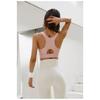 Women High Impact Shockproof Front Zip Sports Bra For Yoga Running Fitness