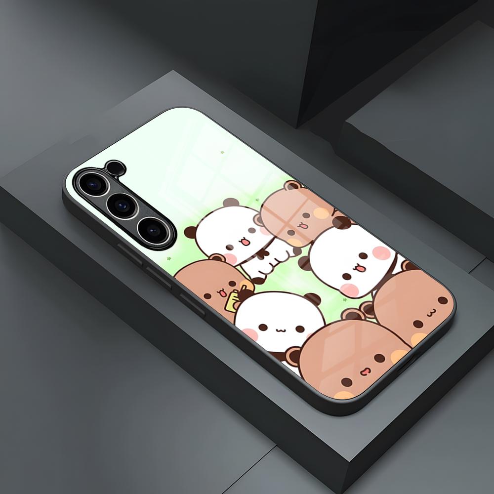 Cute BuBu DuDu Phone Case For S24 Ultra Samsung S23 S22 S20 Fe S21 Plus Galaxy A54 A34 A24 A53 Glass Cover