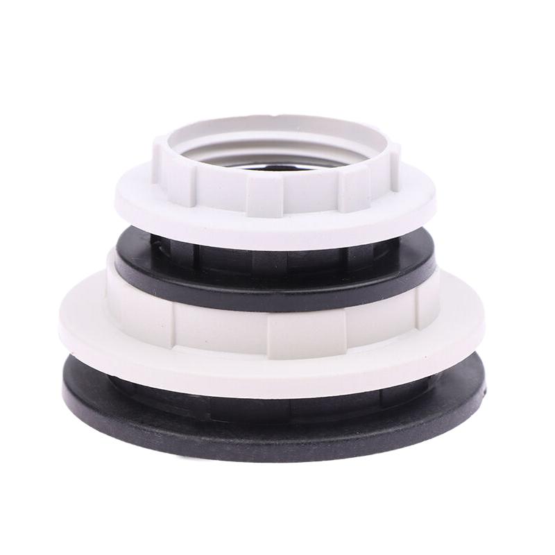 5Pcs E14 / E27 Lampshade Collar Rings Threaded Candelabra Base Retainer Lock Light Shades Socket Reducing Ring Bulb Holder