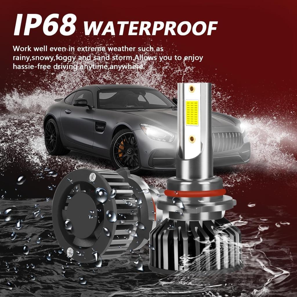 EMuna Fit For Chevrolet Silverado 1500(2007-2015) Chevy Silverado 2500 HD 3500 HD(2007-) Combo 9005 High Beam H11 Low Beam LED Headlight + 5202/H16