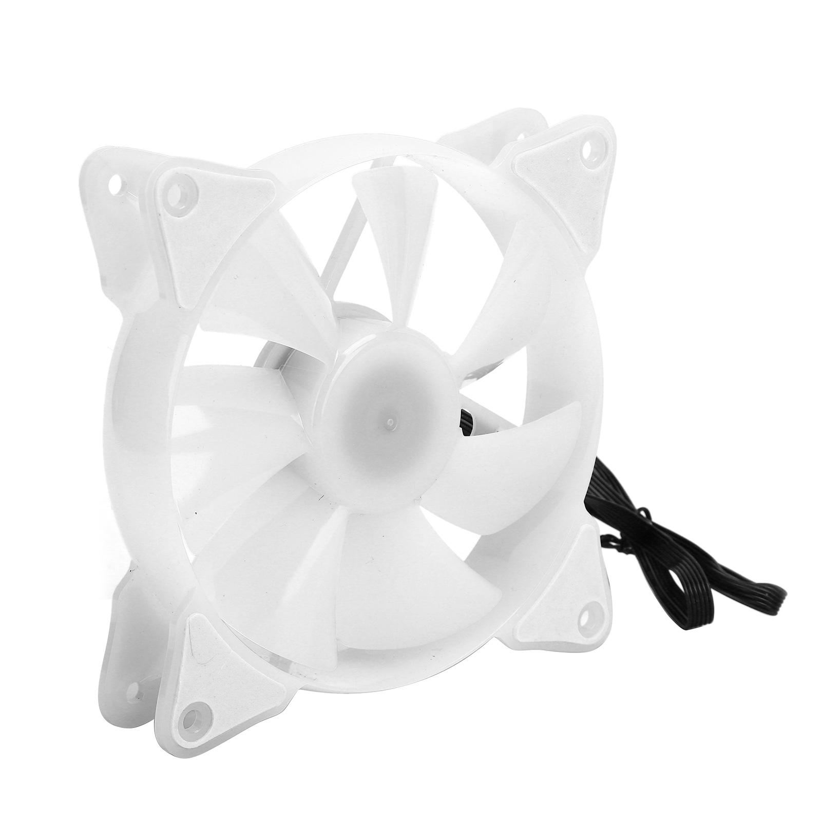 

Корпусной вентилятор для ПК, RGB многоцветный вентилятор для охлаждения ЦП, 12 В постоянного тока, 6-контактный(Круглые рамки )