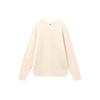 Crew Neck Pullover Straight Long Sleeve Knit Sweater Men Sweater Off-White 460950-01
