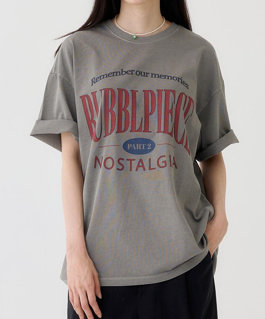 Beobeulpiseu Second Remember Pigment T-Shirt_Light Gray