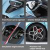 1:24 Tourbillon Atlantic Car Model Toy Wheel Steering Sound Light Pull Back Sports Cars Miniature Models Collecting Ornaments