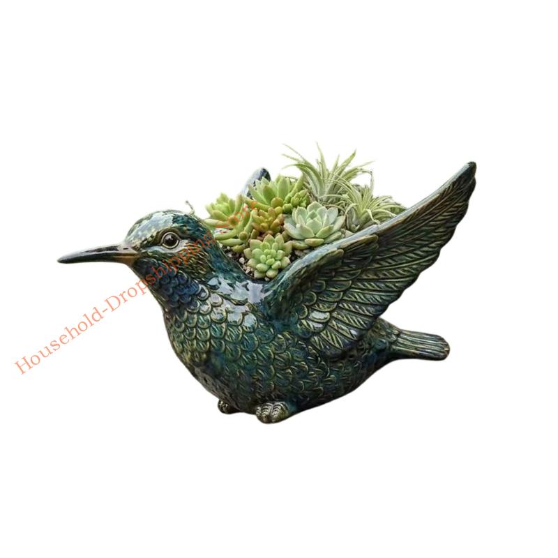 Versatile Resin Planter Box Light weight Resins Plant Container for Small Houseplants and Enhancing Interior Aesthetic 85AD