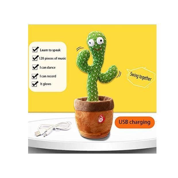 Singing Cactus Toy - 4 PCS - Green - 3 Years and Up - Indoor - Battery