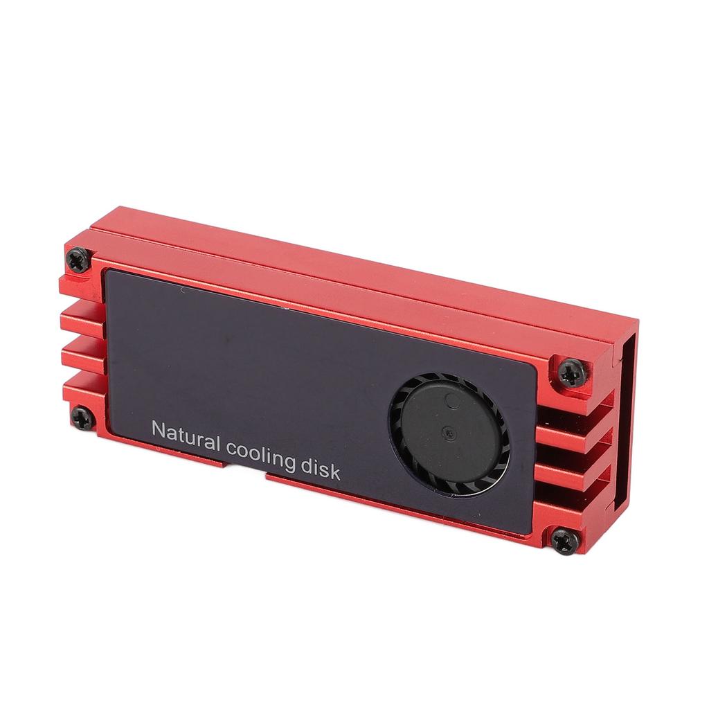 NVMe M.2 Heatsink Temperature Display Aluminum High Performance SSD Cooler with Dual Thermal Silicone Pads