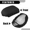 Center Console Seat Armrest Cover - Car Inner Seat Armrest Lid Storage Covers Trim - for Ford Escape 2017-2019 Neoprene Fabric Black - 1 Pc