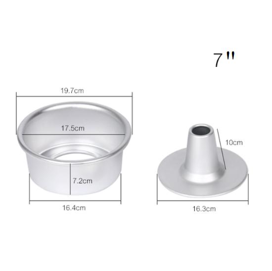 Angel Food Cake Pan Christmas Aluminum Cake Mold Chiffon Baking Cake Mould
