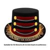 Gold Fringe Vintage Fascinator Hats Tasseled Design Ringmaster Top Hat  Stage Performances