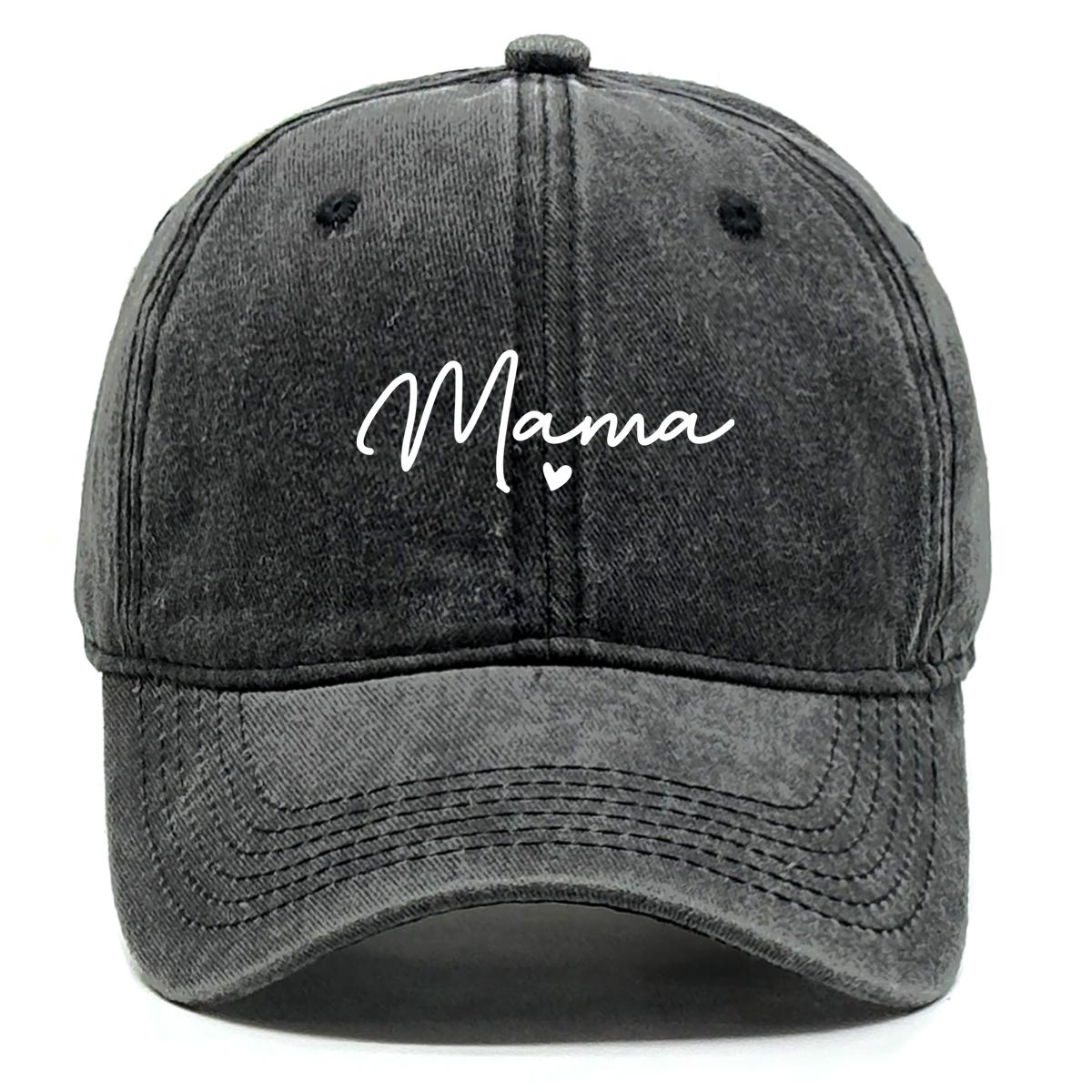 

Кепки Snapback с принтом Мама 100% стираный хлопок Неэластичная регулируемая пряжка Регулируемые бейсболки Идеально для повседневной носки чёрный