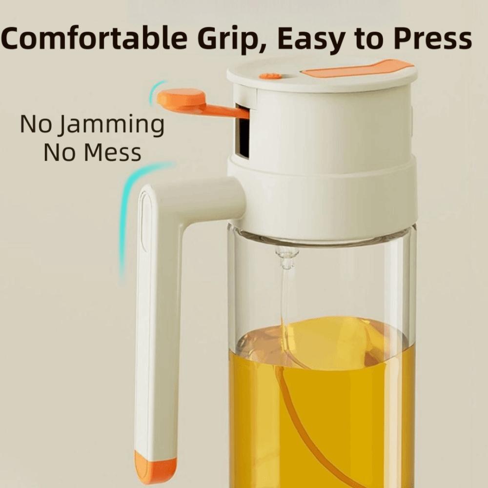 Leak-proof Oil Sprayer Dispenser 650ML Glass Oil Sprayer Kitchen Spray Container  Kitchen Supplies