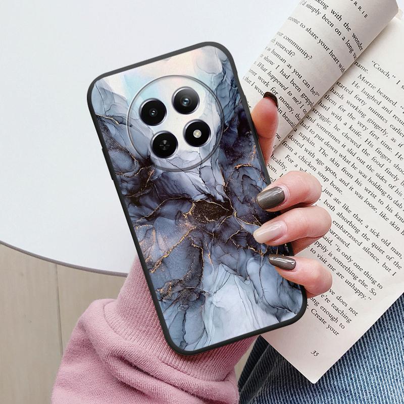 Luxury Case For Redmi 14C 4G 14R 5G A4 Note 14 Pro 5G Poco C75 Fundas Marble Art Pattern Soft TPU Protection Cover Shockproof