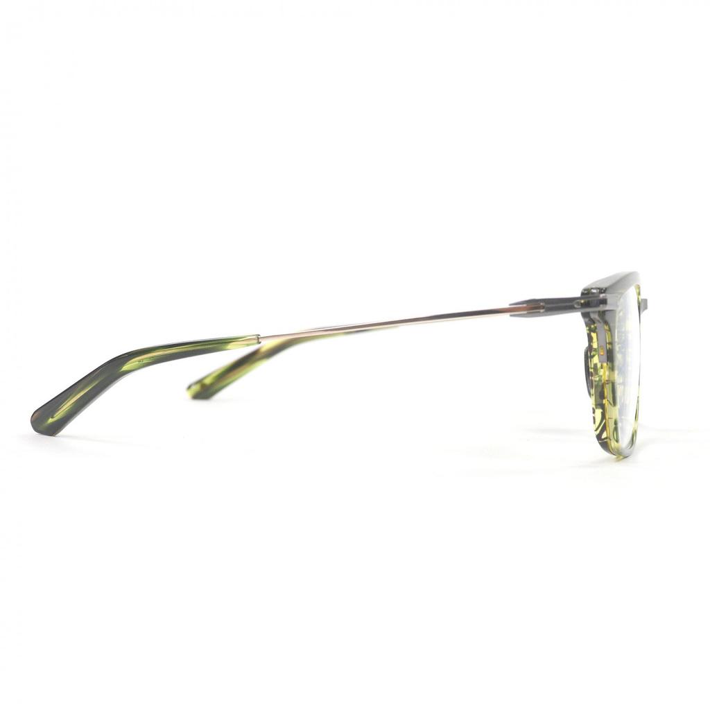 Makellose DITA Brille AEGEUS-TWO Quadratisch Klar Khaki Gebraucht