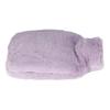 Hot Water Bag Double Insert Pocket PVC Liner Washable Cover 1000ml Capacity Warm Water Bag for Home Purple