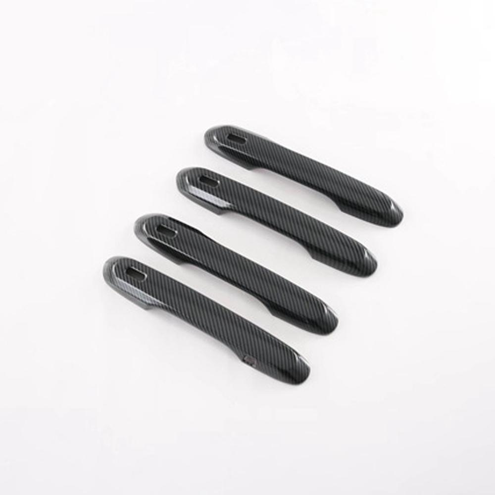 For Lexus NX 2022 Door Grab Handle Shell Decoration Trim Cover Decal Sticker Car Exterior Accessories Styling ABS Carbon