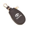 Car Key Bag Cover Keychain Ring Leather Protection Case For Toyota GR 86 Corolla RAV4 CHR Yaris Camry Prado Prius Avensis Hilux