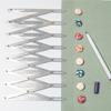 Expanding Sewing Gauge Button Guide Equal Space Divider Expandable Sewing Tool Button Gauge for Buttons Pleats Crafts