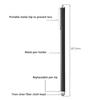 Long Stylus Pen 18.5M Capacitive Tablet Touch Screen Pencil For Iphone Samsung Ipad Universal Android Phone Drawing Touch Pencil