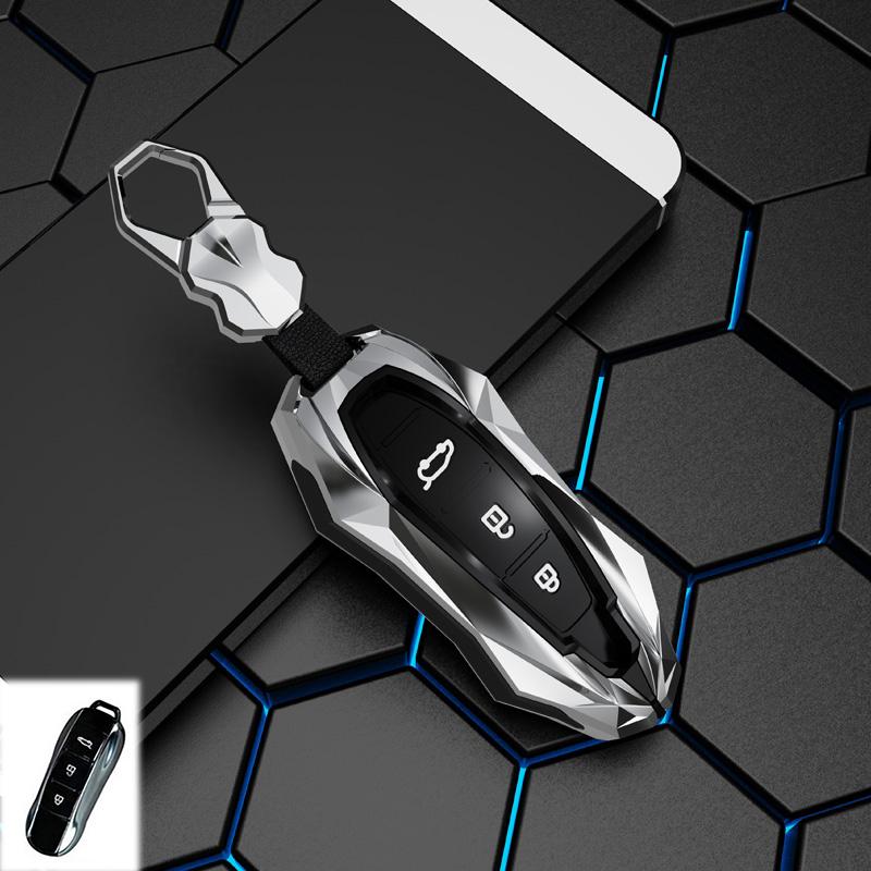 Zinc Alloy Car Key Cover Plastic Key Case Keychain For Dongfeng Fengguang Dfsk Glory 580 Fengon Ix5 Ix7 Seres Sf5