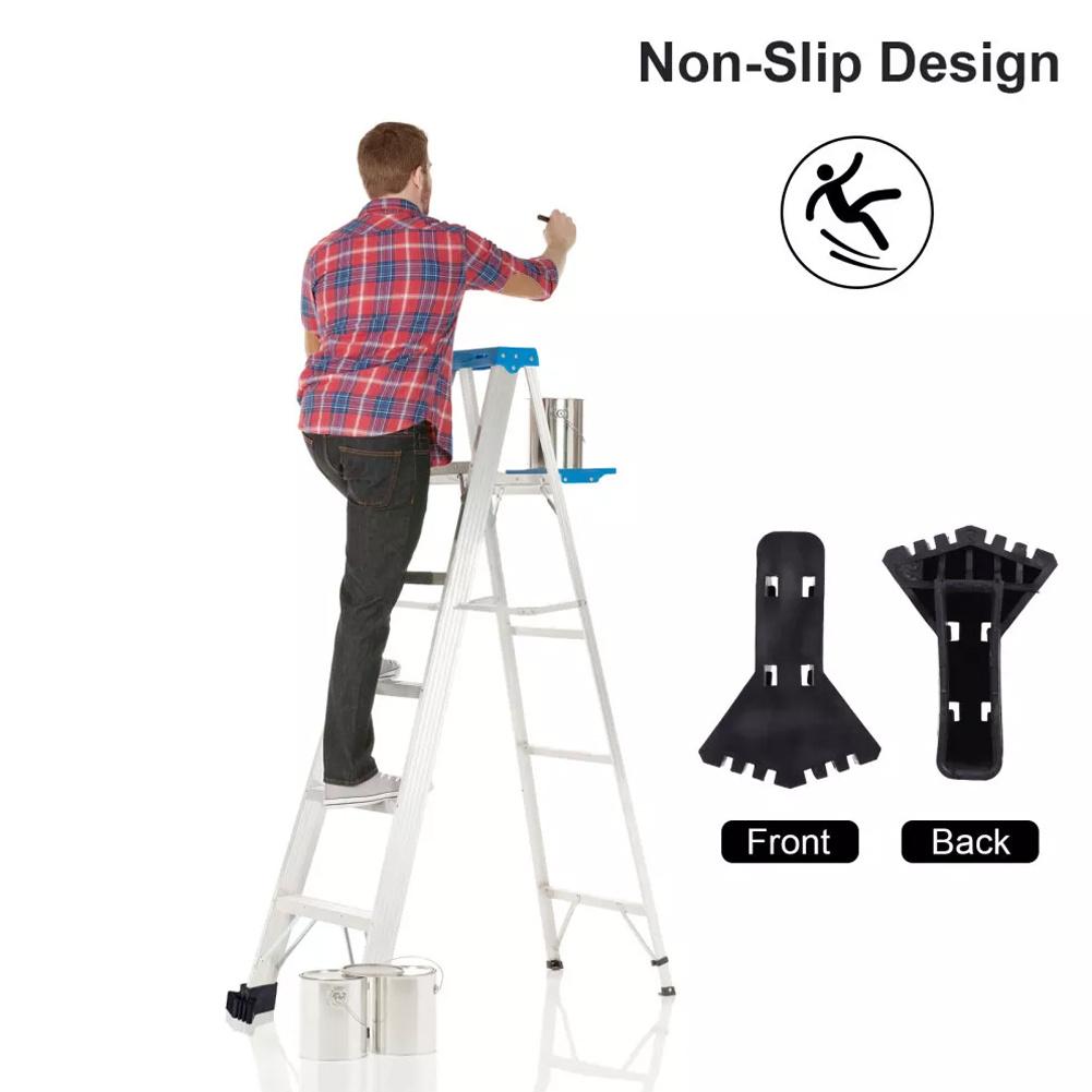 4pcs Accessory Set: Telescopic Ladder, Multi-functional Folding Engineering Ladder, Stepladder, Balance Bar, Foot Covers, Anti-slip Foot Covers