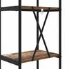 Vintage Wood Bookshelf 40 x 30 x 109 cm Engineered Wood