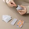 30Pcs Mini Pill Dispenser Bags Portable Travel Self-Sealing Waterproof Storage Organization Thickened Aluminum Foil Medicine Bag