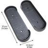 Universal Elliptical Machine Foot Pedal Non Slip Supplies Easy to Install Replacement Fitness Equipment Footboard for Household Use, 1 Pair Pedals