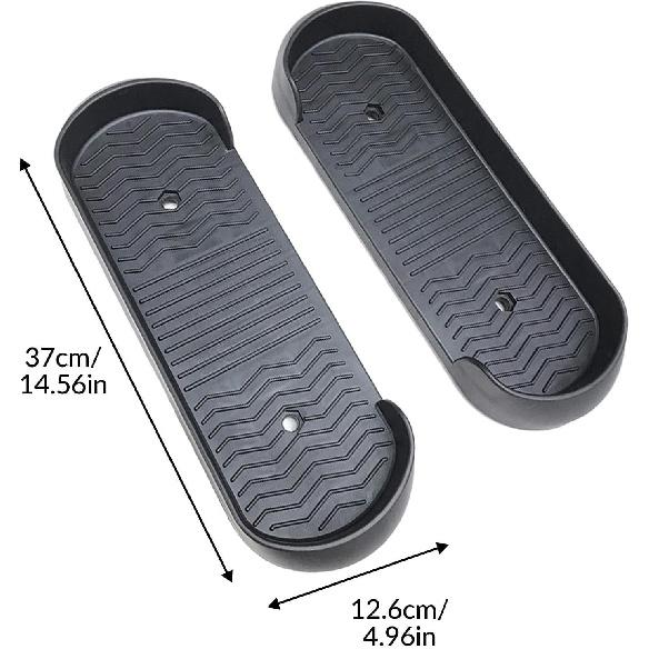 Universal Elliptical Machine Foot Pedal Non Slip Supplies Easy to Install Replacement Fitness Equipment Footboard for Household Use, 1 Pair Pedals