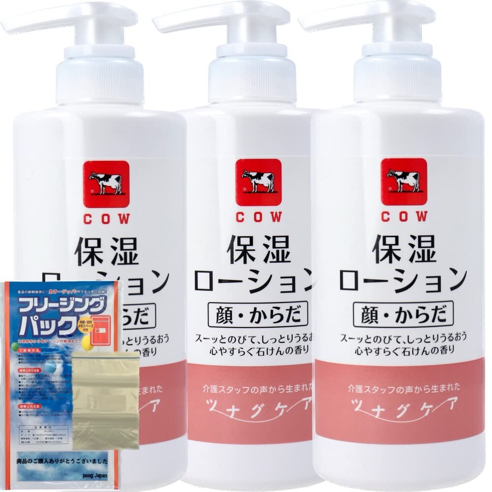 

купить 500 мл x 3 Cow Brand Tsunagu Care Увлажняющий лосьон для лица и бонус включены [Оптовые бутылки] (для тела) +