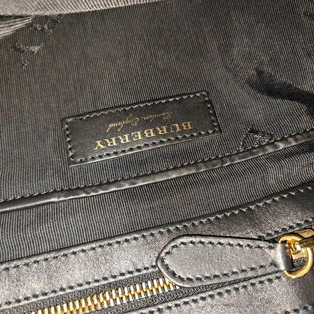 [Pre-Owned] The Rucksack Series Nylon And Leather Backpack Large - Good #RZ9ZW5