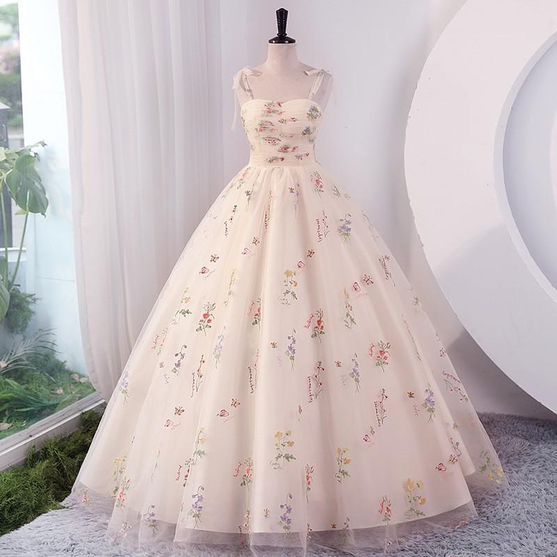 Women's Temperament Halter Banquet Dresses Elegant Midi Waist Breasted Long Dresses