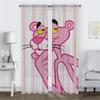 Elegante Raumvorhänge für Kamera Pink Panther Verdunkelungsvorhang Halloween Dekoration Trennwände Jalousien Vorhänge 2 Stück Wohnzimmer