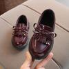 2023 Retro Girls' Non-slip Patent Leather Princess Shoes - Children's Flats