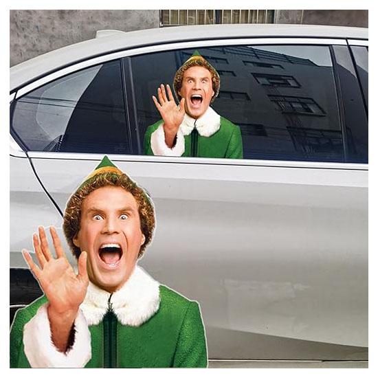 

Funny Christmas window stickers car stickers window decals wall art зелёный