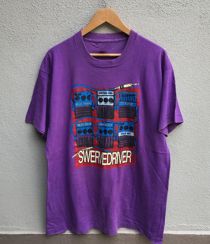 Swervedriver Band Heavy Cotton Purple All Size T Shirt For Men SE415 Unisex T-Shirt M