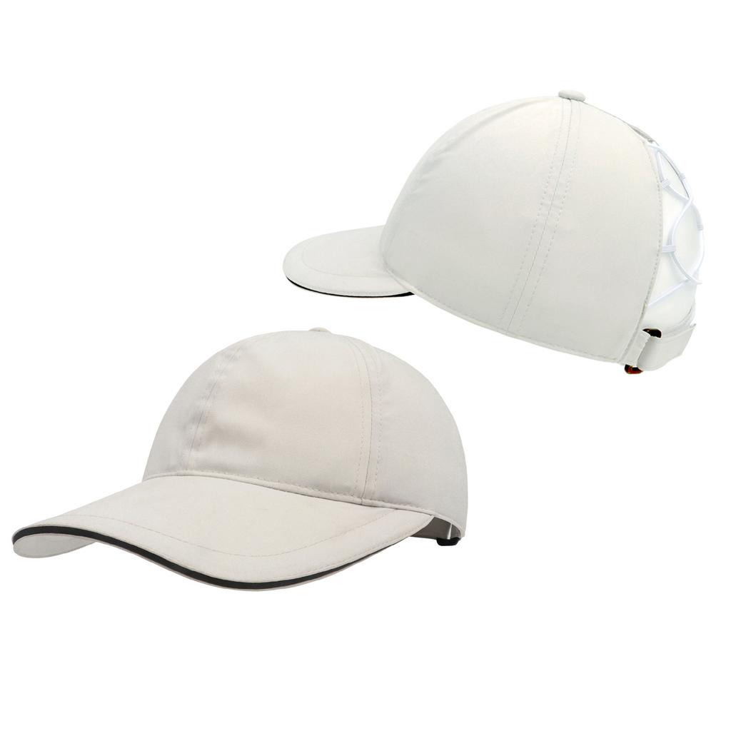 Children's Hat Quick-drying Anti-splashing Sunscreen Cap Outdoor Running Shading Sporting Brim Ponytail Solid Color Baseball Cap