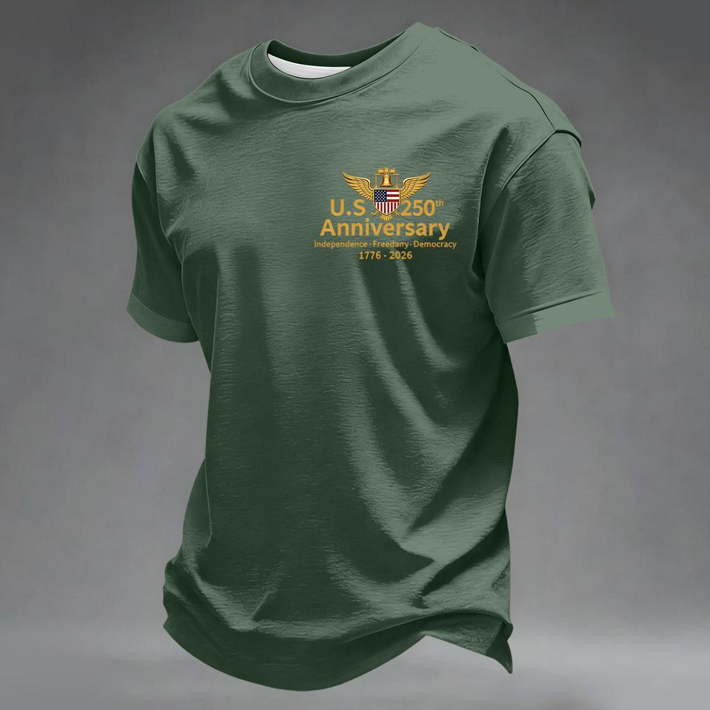 Men's Casual Day Commemorative Printed Top