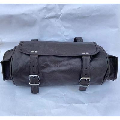 Bag MOTORCYCLE TOOL BAG MOTORBIKE GENUINE 100% LETAHER TOOL ROLL SADDLE BAG