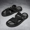 Sommer Herren Outdoor Sandalen Home Indoor Flache Schuhe Rutschfeste Weiche Unterseite Strand Hausschuhe Neue Mode Street Flip-Flops